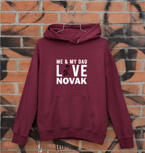 Load image into Gallery viewer, Love Novak Djokovic Tennis Unisex Hoodie for Men/Women-Maroon-Ektarfa.online
