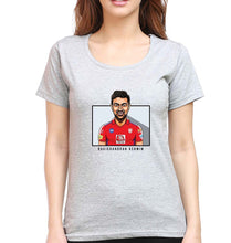 Load image into Gallery viewer, Ravichandran Ashwin T-Shirt for Women-Grey Melange-Ektarfa.online
