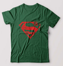 Load image into Gallery viewer, Superman Superhero T-Shirt for Men-Bottle Green-Ektarfa.online
