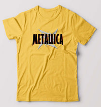Load image into Gallery viewer, Metallica T-Shirt for Men-Golden yellow-Ektarfa.online
