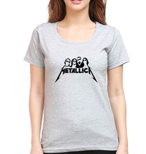 Load image into Gallery viewer, Metallica T-Shirt for Women-Grey Melange-Ektarfa.online
