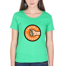 Load image into Gallery viewer, Orange Cassidy - Freshly Squeezed T-Shirt for Women-flag green-Ektarfa.online
