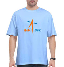 Load image into Gallery viewer, Isro Oversized T-Shirt for Men-Baby Blue-Ektarfa.online
