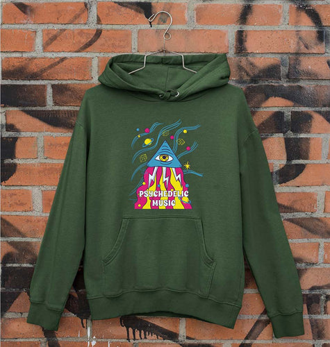 Psychedelic Music Unisex Hoodie for Men/Women-Dark Green-Ektarfa.online