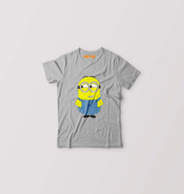 Load image into Gallery viewer, Minion Naughty Kids T-Shirt for Boy/Girl-Grey-Ektarfa.online
