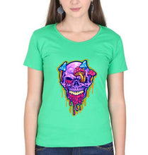 Load image into Gallery viewer, Trippy Psychedelic Peace T-Shirt for Women-flag green-Ektarfa.online
