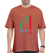 Load image into Gallery viewer, Share Market(Stock Market Oversized T-Shirt for Men-Coral-Ektarfa.online
