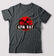 Load image into Gallery viewer, Gym Rat T-Shirt for Men-Steel Grey-Ektarfa.online
