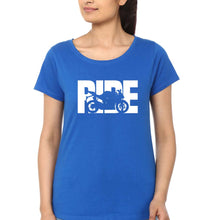 Load image into Gallery viewer, Ride Superbike T-Shirt for Women-Royal Blue-Ektarfa.online
