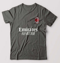 Load image into Gallery viewer, A.C. Milan 2021-22 T-Shirt for Men-Charcoal-Ektarfa.online
