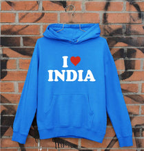 Load image into Gallery viewer, I Love India Unisex Hoodie for Men/Women-Royal Blue-Ektarfa.online
