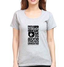Load image into Gallery viewer, Jim Morrison T-Shirt for Women-Grey Melange-Ektarfa.online
