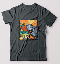 Load image into Gallery viewer, Shark T-Shirt for Men-Steel grey-Ektarfa.online
