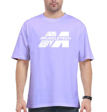 Load image into Gallery viewer, Muscletech Oversized T-Shirt for Men-Lavender-Ektarfa.online
