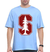 Load image into Gallery viewer, Stanford Oversized T-Shirt for Men-Baby Blue-Ektarfa.online
