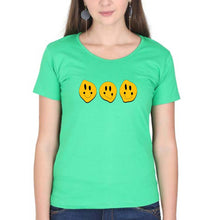Load image into Gallery viewer, Smiley T-Shirt for Women-flag green-Ektarfa.online
