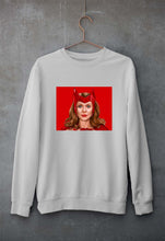 Load image into Gallery viewer, Scarlet Witch Wanda Unisex Sweatshirt for Men/Women-Grey Melange-Ektarfa.online
