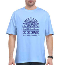 Load image into Gallery viewer, IIM Ahmedabad Oversized T-Shirt for Men-Baby Blue-Ektarfa.online
