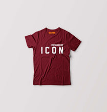 Load image into Gallery viewer, DSQUARED - ICON Kids T-Shirt for Boy/Girl-Maroon-Ektarfa.online
