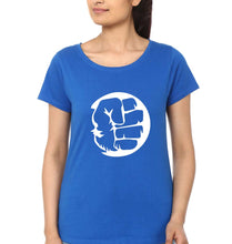 Load image into Gallery viewer, Hulk Superhero T-Shirt for Women-Royal Blue-Ektarfa.online
