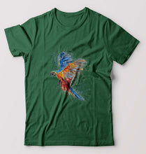 Load image into Gallery viewer, Parrot T-Shirt for Men-Bottle Green-Ektarfa.online
