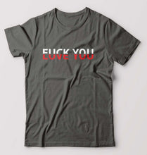 Load image into Gallery viewer, Fuck-Love You T-Shirt for Men-Charcoal-Ektarfa.online
