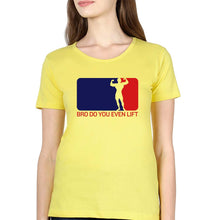 Load image into Gallery viewer, Gym Funny T-Shirt for Women-Yellow-Ektarfa.online
