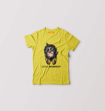 Load image into Gallery viewer, Geek Monkey Kids T-Shirt for Boy/Girl-Yellow-Ektarfa.online

