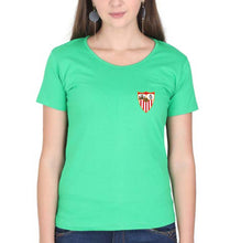 Load image into Gallery viewer, Sevilla T-Shirt for Women-flag green-Ektarfa.online
