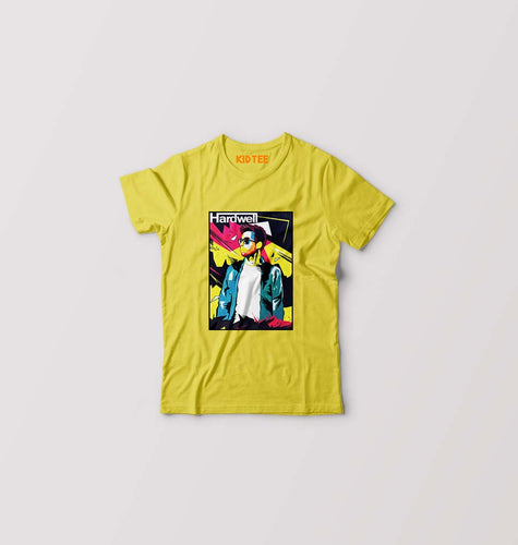 Hardwell abstract Kids T-Shirt for Boy/Girl-Yellow-Ektarfa.online