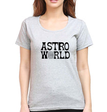 Load image into Gallery viewer, Astroworld Travis Scott T-Shirt for Women-Grey Melange-Ektarfa.online

