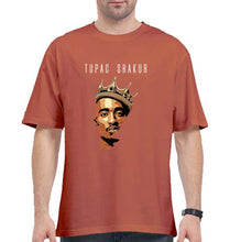 Load image into Gallery viewer, 2Pac Tupac Oversized T-Shirt for Men-Coral-Ektarfa.online
