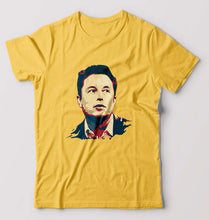 Load image into Gallery viewer, Elon Musk T-Shirt for Men-Golden Yellow-Ektarfa.online
