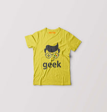 Load image into Gallery viewer, Geek Kids T-Shirt for Boy/Girl-Yellow-Ektarfa.online
