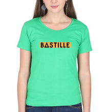 Load image into Gallery viewer, Bastille T-Shirt for Women-flag green-Ektarfa.online
