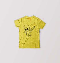 Load image into Gallery viewer, Dab Marshmello Kids T-Shirt for Boy/Girl-Yellow-Ektarfa.online
