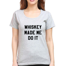 Load image into Gallery viewer, Whiskey T-Shirt for Women-Grey Melange-Ektarfa.online
