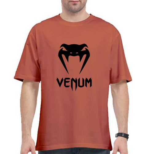 UFC Venum Oversized T-Shirt for Men-Coral-Ektarfa.online