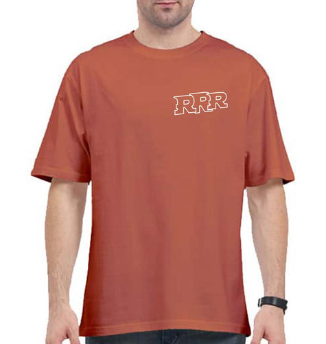 RRR Oversized T-Shirt for Men-Coral-Ektarfa.online