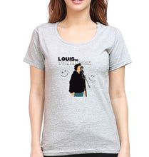 Load image into Gallery viewer, Louis Tomlinson T-Shirt for Women-Grey Melange-Ektarfa.online

