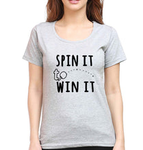 Load image into Gallery viewer, Table Tennie (TT) T-Shirt for Women-Grey Melange-Ektarfa.online
