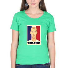 Load image into Gallery viewer, Zidane T-Shirt for Women-Flag Green-Ektarfa.online
