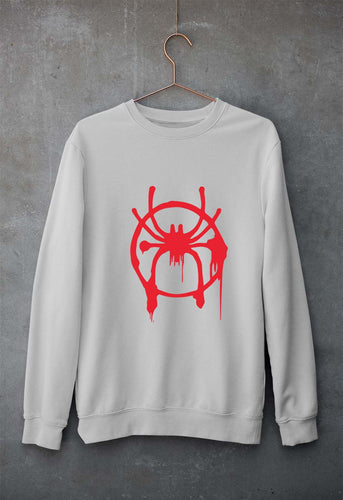 Spiderman Superhero Unisex Sweatshirt for Men/Women-Grey Melange-Ektarfa.online