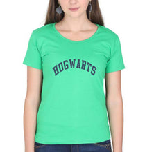 Load image into Gallery viewer, Harry Potter Hogwarts T-Shirt for Women-flag green-Ektarfa.online
