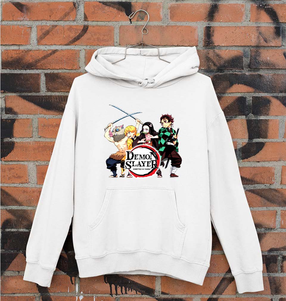 Demon Slayer Unisex Hoodie for Men/Women-White-Ektarfa.online