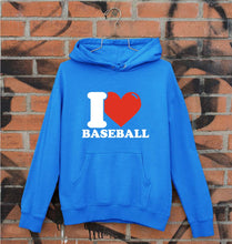 Load image into Gallery viewer, I Love Baseball Unisex Hoodie for Men/Women-Royal Blue-Ektarfa.online
