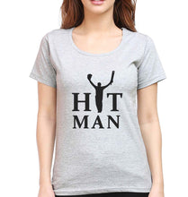 Load image into Gallery viewer, Rohit Sharma T-Shirt for Women-Grey Melange-Ektarfa.online
