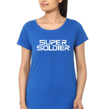 Load image into Gallery viewer, Super Soldier T-Shirt for Women-Royal Blue-Ektarfa.online
