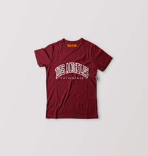 Load image into Gallery viewer, Varsity Los Angeles T-Shirt for Boy/Girl-Maroon-Ektarfa.online
