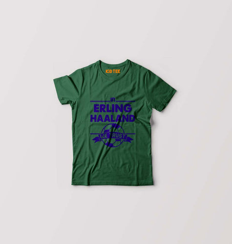 Erling Haaland T-Shirt for Boy/Girl-Dark Green-Ektarfa.online